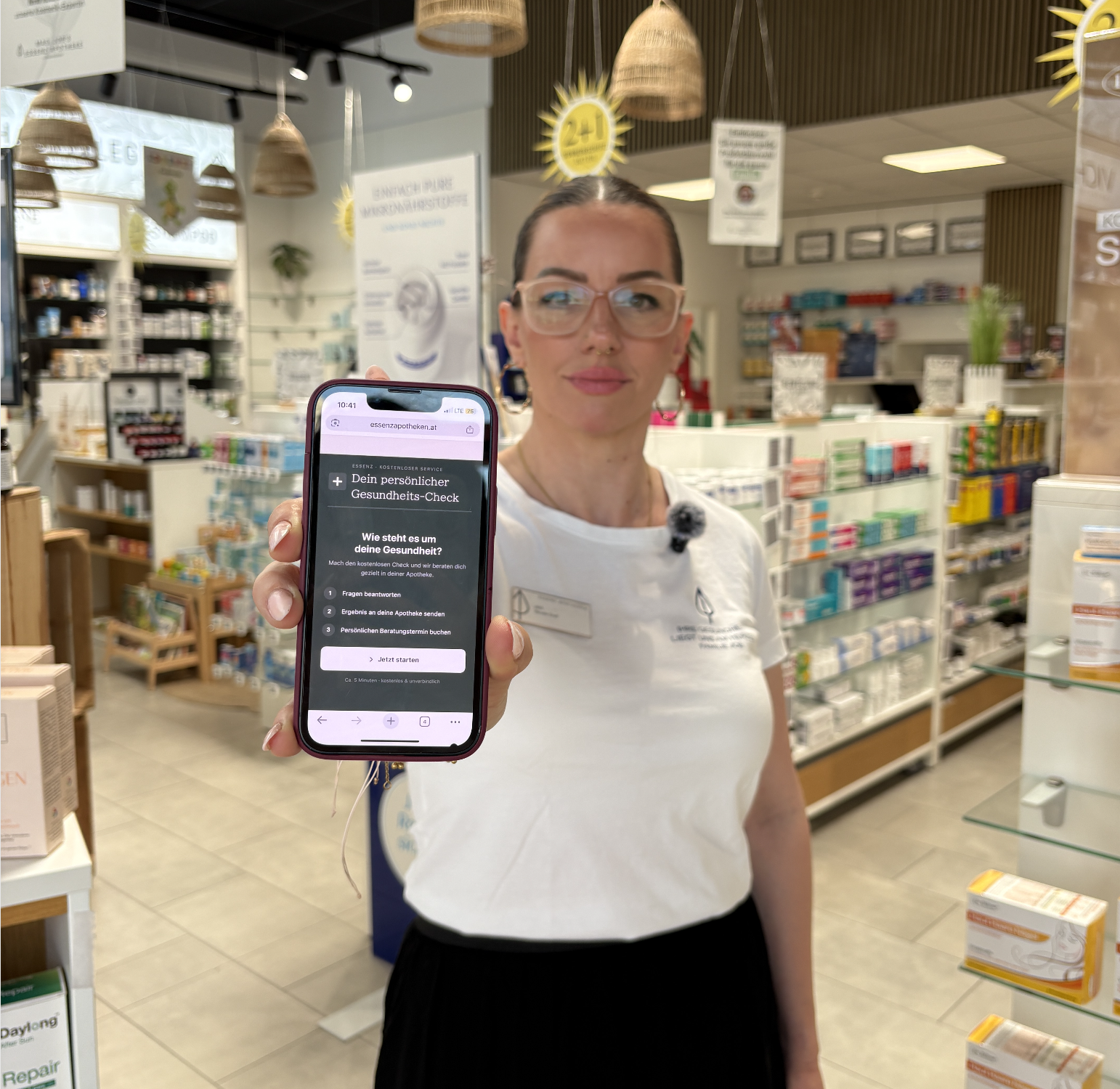 Ablauf des ESSENZ Gesundheits-Checks